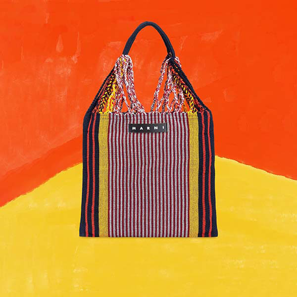 大人気 マルニ ハンモックバッグ 偽物マーケット★ハンモックショッピングバッグ